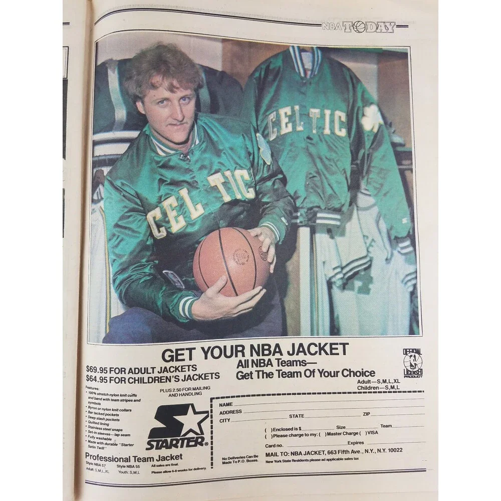 VTG 1983 NBA Today Newspaper Magazine Basketball Lakers MAGIC Spurs 80s RARE